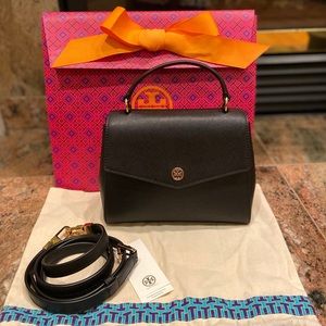 *NWT* Tory Burch Robinson small top-handle satchel